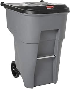 Rubbermaid® Botes de Basura con Llantas - 189lts, Gris: Amazon.com.mx