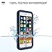 Oryxboost Waterproof Case for iPhone 8 Plus and iPhone 7 Plus, Protective Full Body Rugged Shockproof Slim Case with Built-in Screen Protector, Support Wireless Charger