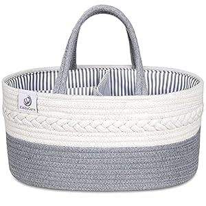 KiddyCare Diaper Caddy Organiser Grey Regular Size