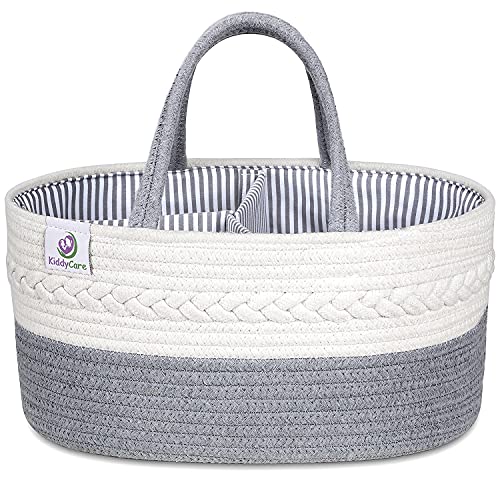 KiddyCare Diaper Caddy Organiser Grey Regular Size