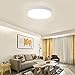 Led Ceiling Lights 18W(90W Halogen Bulb) Flush Mount Ceiling Light Fixture 1440LM 5000K Daylight White Round Mounted Surface Downlights for Kitchen, Garage, Balcony-No Dimmable