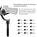 MOZA Air Handheld Gimbal 3-Axis Camera Video Stabilizer Brushless Motors Support Cameras Weights 1.1Lb/500g-7Lb/3200g for Mirrorless Cameras Sony a7 Series,Nikon D Series