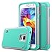 ULAK Galaxy S5 Case, Knox Armor Slim Hybrid Shockproof Silicone Rugged Hard Plastic Case Protective Cover Shell for Samsung Galaxy S5 S V I9600 (5.1