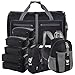 Lightweight Family Travel Luggage Set - Duffle Bag Backpack Toiletry Packing Cubes (FamilySet-Black)