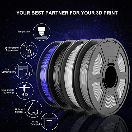 TECBEARS TPU 3D Printer Filament Black, 95A Shore Hardness