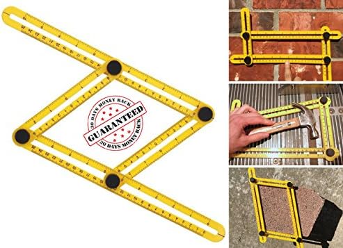 JMG Outdoors Angle Tool Angleizer Mult-Angle Template Tool, Angle Measuring Ruler, Angle Finder/Angle Ruler for Craftsmen, Handymen, DIY-Fers