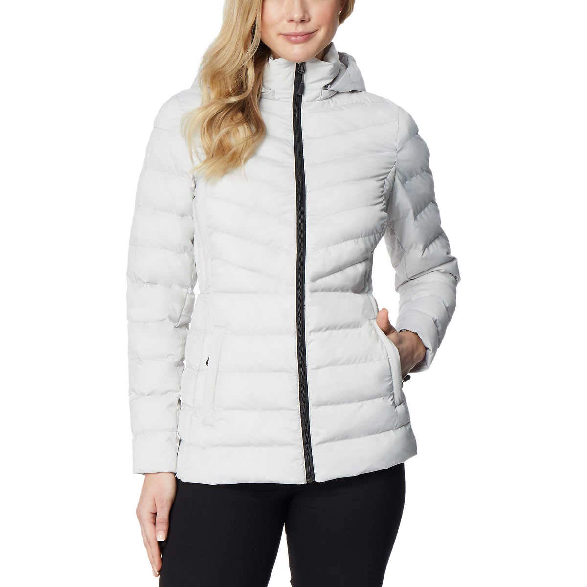 32 Degrees Heat Womens Hooded 4-Way Stretch Jacket