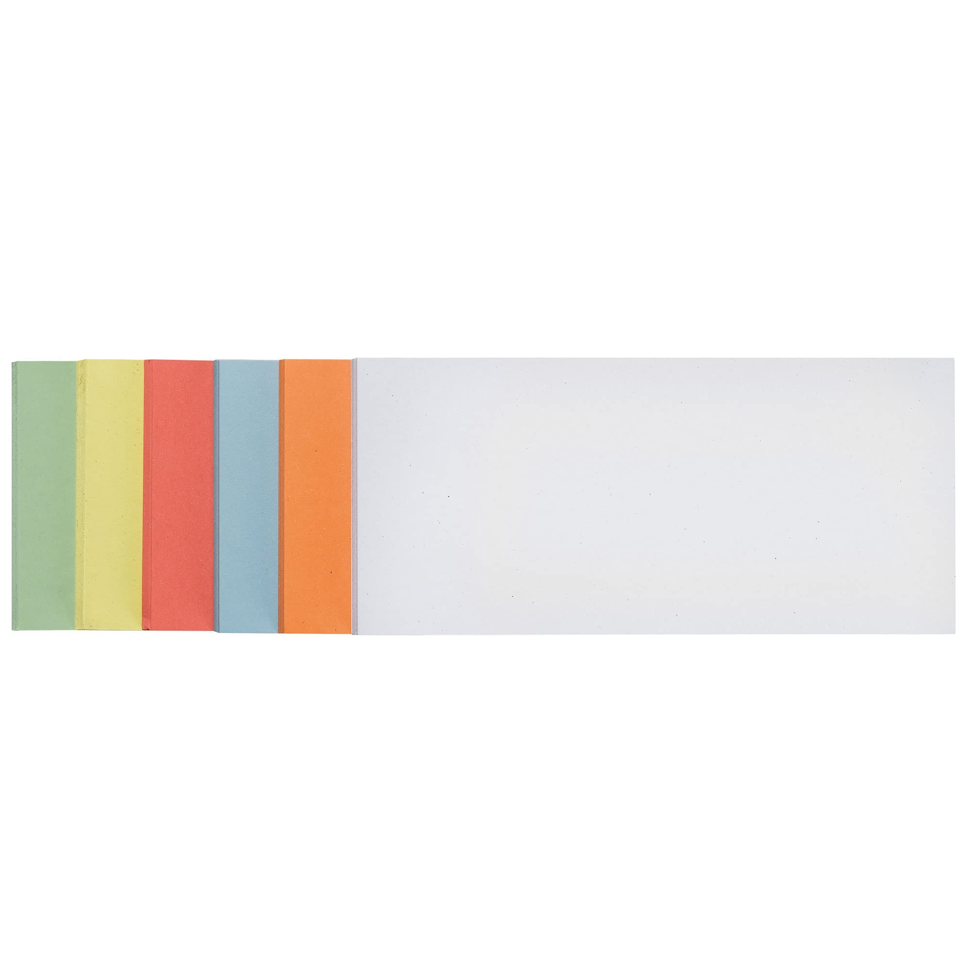 5 Star 910776 Prompt Cards Rectangular Assorted Colours 9.5 x 20.5 cm 130 g/m2 Pack of 250