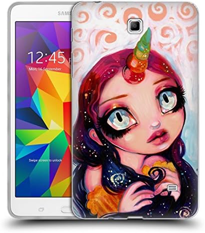 Official Natasha Wescoat Unicorn Girl Fantasy Soft Gel Case for Samsung Galaxy Tab 4 7.0