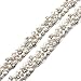 Silver Pearl Rhinestone Applique, Rhinestone Belt Trim for Dresses, 1 Yard Sparkly Crystal and Pearl Applique Sew or Iron on Wedding Dress Sash