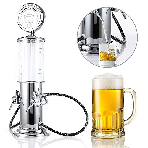 JUEYAN-900ml-Biersule-Zapfsule-Bierspender-Getrnkespender-Zapfanlage-Bier-aus-Verchromtem-Metall-fr-Bar-Party