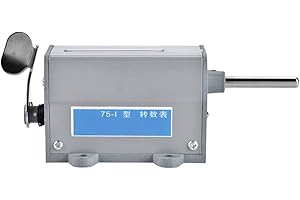 Yoidesu Revolution Table Revolution Counter 75-I 5 Digits Display Mechanical Resettable Rotary Revolution Counter