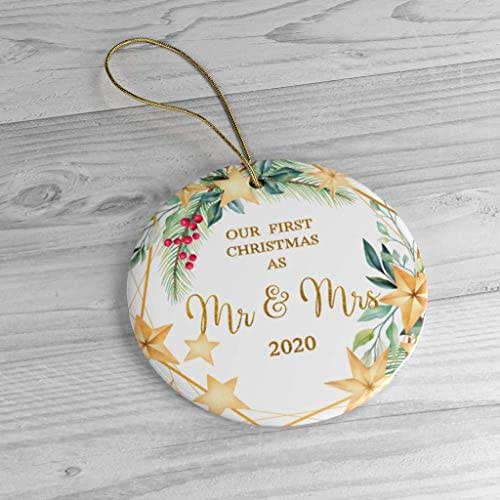 Download Amazon.com: First Christmas as Mr & Mrs Ornament, Flat ...