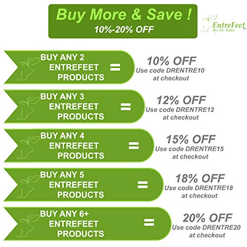 Dr. Entre's Foot Pads: Organic All Natural Formula for Impurity Removal, Pain Relief, Sleep Aid, Relaxation | Aroma Infused 10 Pack Free Foot Care E-Book Included