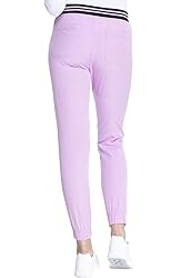 HeartSoul Women Scrubs Pant Rib Knit Waist Jogger