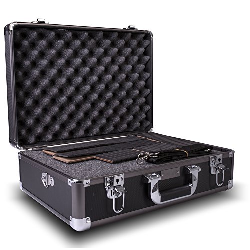 Zeikos ZE-HC36 Deluxe Medium Hard Shell Case with Extra Padding Foam for Cameras - Travel, and Stora - coolthings.us