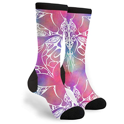 Tribal Plasma Butterfly Unisex Printing Seafarer Socks Deluxe Personality Short Sock 40CM