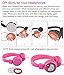 Einskey Kids Headphones with Microphone for Gaming and Chatting, Wired Foldable Headset for Children (White)