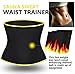 Thermo Hot Sweat Shapers Slimming Sauna Belt Slimming Waist Trainer Cincher for Weight Loss Black