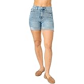 Judy Blue High Waist Tummy Control Cool Denim Shorts