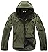 MAGCOMSEN Men's Tactical Army Outdoor Coat Camouflage Softshell Jacket Hunting Jacket