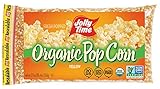 JOLLY TIME Organic Yellow Popcorn Kernels Non-GMO & Gluten Free, 20 oz Bags (Pack of 12)
