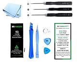 Internal Replacement Battery for iPhone 5 with DM Tool Kit & Instructions 3.8V 1440mAh Li-ion 16GB 32GB 64GB Model 616-0613, 616-0611 - DIYMOBILITY