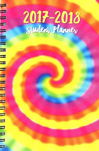 2017-2018 Student Planner Calendar (Rainbow) - School College Weekly/Monthly Agenda - Appointment Book Organizer - (Spiral Bound)