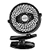 Battery Operated Clip on Fan ( 2600 mAh Power ), Mini Portable Rechargeable USB Fan for Table, Desk, Personal, Travel, Baby Stroller, Car Backseat, Outdoor Camping