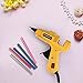 30W Mini Hot Melt Glue Gun Kit with 25pcs Hot Glue Sticks High Temperature Energy Efficient for DIY Small Craft and Quick Repairs, Yellow