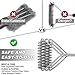 Homuser Grill Brush Bristle Free - Safe BBQ Cleaning Barbecue Brush 18