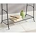 InterDesign York Lyra Free-Standing Floor Towel Holder – Bathroom Towel Drying Stand - Bronze
