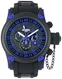 Invicta Men's 0518 Russian Diver Chronograph Black Ion-Plated Watch