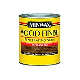 Minwax 700504444 Wood Finish Interior Penetrating Stain, Quart, Espresso
