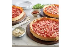LOU MALNATI'S Lou Malnati’s Chicago Deep Dish Pizza, 6-Pack (6 Cheese) | Handmade, Restaurant Quality