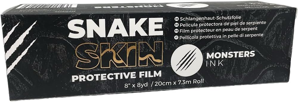 Monsters Ink Matte Second Skin Tattoo Cover Film 20cm x 7.3m Roll