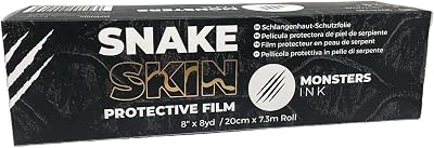 Monsters Ink Matte Second Skin Tattoo Cover Film 20cm x 7.3m Roll
