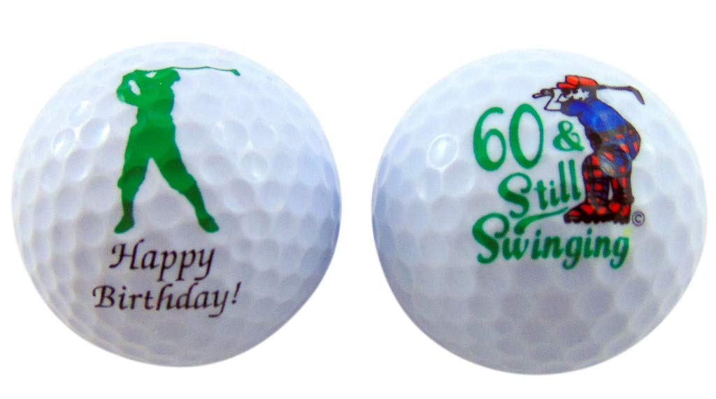 Westmon Works 60th Birthday Golf Balls Gift Pack for for Golfers 1.68 inch