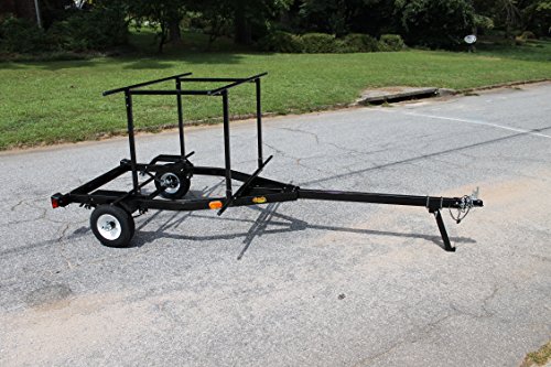RIGHT-ON TRAILER Multi-Sport Multi-Rack Kayak Trailer by Right On | Durable Transporting Trailer for Kayaks, Sups, Canoes, Bicycles & More - Thumbnail 6