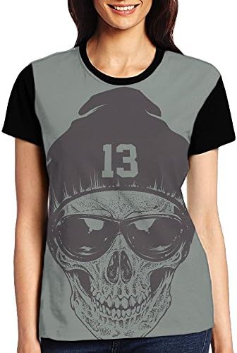 Skull Head Women's O Neck Shirts Tees