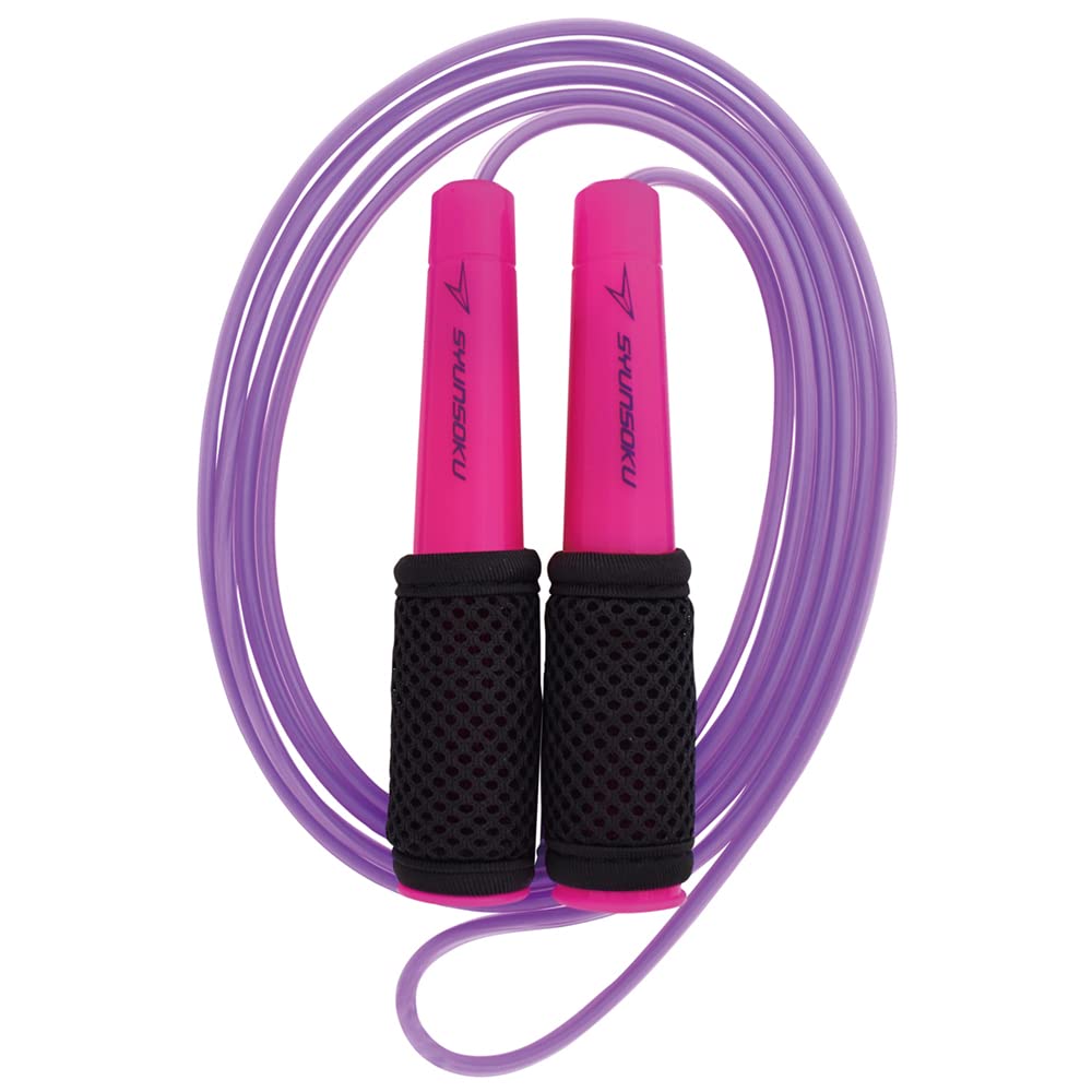 デビカ 縄跳び 瞬足なわとび ブラックメッシュ ベリーピンク 103571商品画像