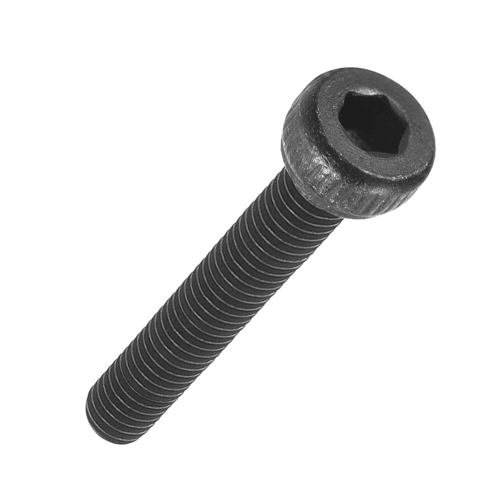 Kozelo 50pcs Socket Head Cap Screws - [M2-0.4 x 16mm] Alloy Steel Black Oxide Grade 12.9 Internal Hex Screw Full Thread for Industrial & Machinery Use, Black — image 1