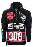Mens Hipster Nascar Superior 308 Long Sleeves Pullover Hoody