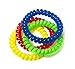 Chewable Jewelry Large Coil Bracelet - Fun Sensory Motor Aid - Speech and Communication Aid - Great for Autism and Sensory-Focused Kids 4 Pack 4 Colors
