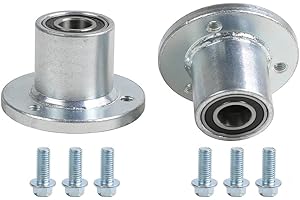 SUISUITONG Front Wheel Hubs Durable Silver Metal 17mm (0.76inch) 3 Stud | Universal Fit for 5 Inch Wheels | Perfect for DIY Rebuild ATV UTV Go Kart Golf Cart Buggy Quad Moped Dune Drift Trike Tricycle 4 Wheeler