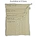Simple Ecology Reusable Grocery Produce Shopping and Storage Bags, Organic Cotton Mesh, Set of 6 (2 ea. of XL, L, M)