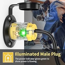 NEMA 5-15 Extension Cord Repair End Illuminated