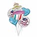 Mcolour Balloon Birthday Cake Balloons 5 Piece Combination 40 Inch Candles Party Decoration Foil Balloons