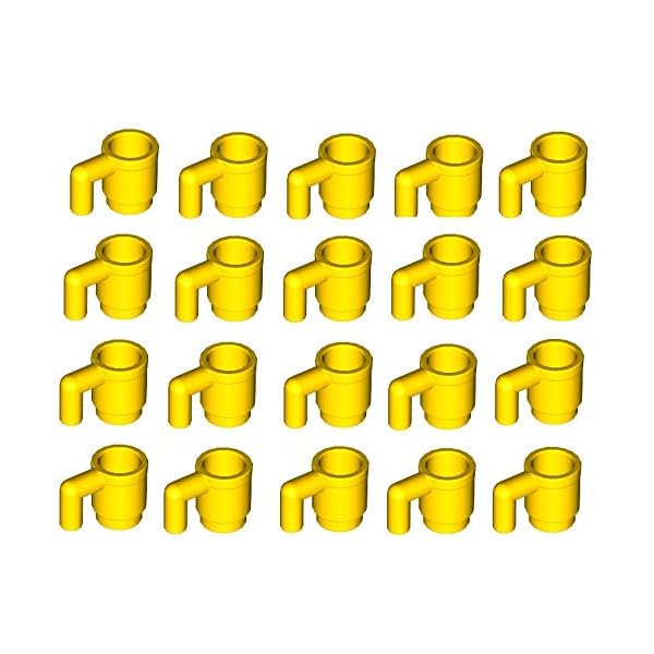 LEGO-3899-City--Tazze-per-Figura-20-Pezzi-Colore-Giallo