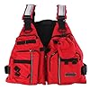 Red-Adult-Buoyancy-Aid-Sailing-Fishing-Kayak-Canoeing-Life-Jacket-Vest